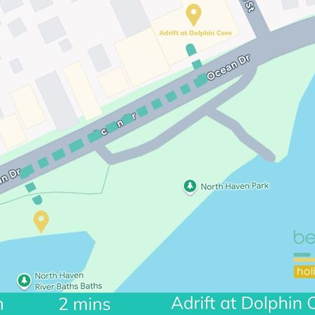 Adrift At Dolphin Cove Apt 5 - Riverfront Modern نورث هيفن المظهر الخارجي الصورة